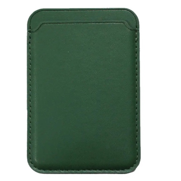 NEW Leather Phone Magnetic Card Wallet Apple Compatible - Multiple Colors Avail! - Picture 7 of 14